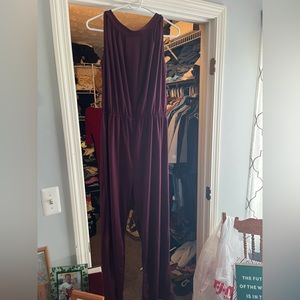 dark purple jumpsuit